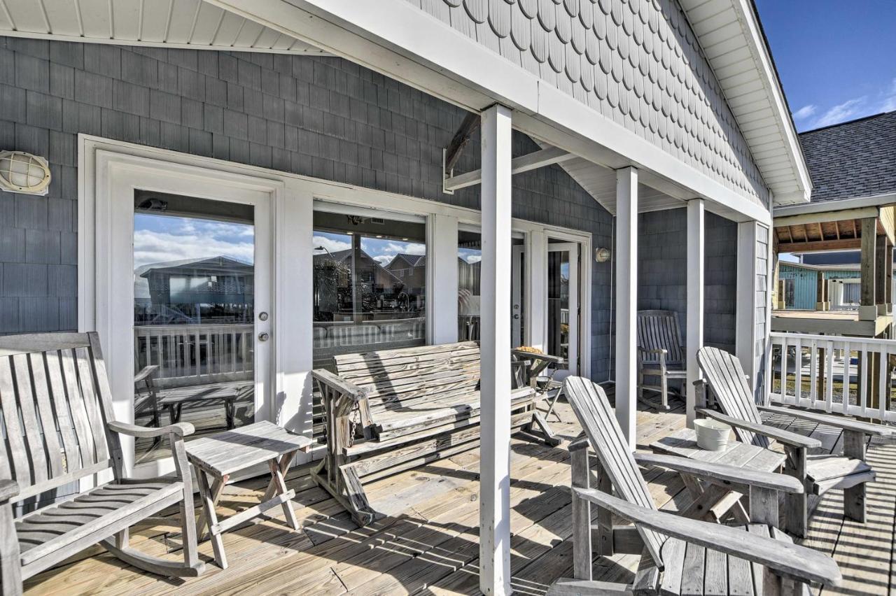 2nd-Row Holden Beach Abode - Steps to Ocean! Exterior foto